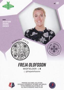 2022 Parkside NWSL - Red Foil #90 Freja Olofsson Back