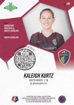 2022 Parkside NWSL - Red Foil #146 Kaleigh Kurtz Back