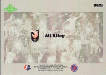2022 Parkside NWSL - Beautiful Game #BG21 Ali Riley Back