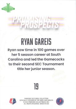2022 Parkside NWSL - Promising Prospects Purple #19 Ryan Gareis Back