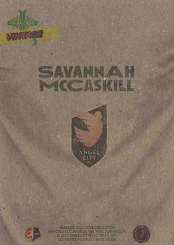 2022 Parkside NWSL - Vintage #3 Savannah McCaskill Back