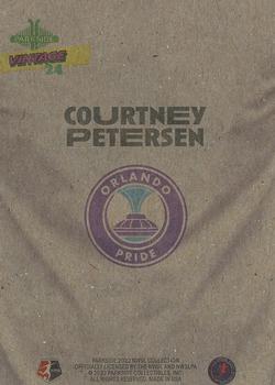 2022 Parkside NWSL - Vintage #24 Courtney Petersen Back