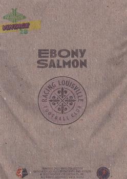 2022 Parkside NWSL - Vintage #28 Ebony Salmon Back