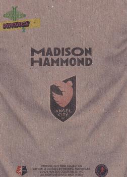 2022 Parkside NWSL - Vintage Black & White #2 Madison Hammond Back