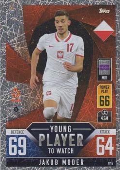 2022-23 Topps Match Attax 101 Road to UEFA Nations League Finals - Young Player to Watch #YP6 Jakub Moder Front