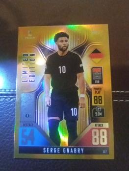 2022-23 Topps Match Attax 101 Road to UEFA Nations League Finals - Limited Edition Gold #LE7 Serge Gnabry Front