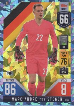 2022-23 Topps Match Attax 101 Road to UEFA Nations League Finals - Blue Crystal #CD66 Marc-Andre ter Stegen Front