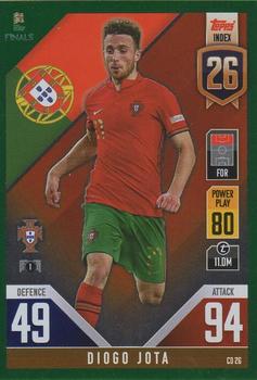2022-23 Topps Match Attax 101 Road to UEFA Nations League Finals - Green Foil #CD26 Diogo Jota Front