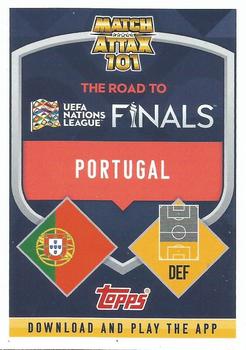 2022-23 Topps Match Attax 101 Road to UEFA Nations League Finals - Green Foil #CD35 João Cancelo Back