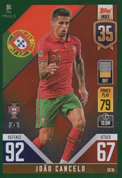 2022-23 Topps Match Attax 101 Road to UEFA Nations League Finals - Green Foil #CD35 João Cancelo Front