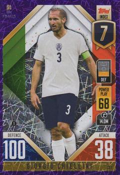 2022-23 Topps Match Attax 101 Road to UEFA Nations League Finals - Purple Foil #CD7 Giorgio Chiellini Front