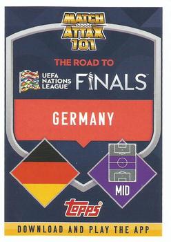 2022-23 Topps Match Attax 101 Road to UEFA Nations League Finals - Purple Foil #CD17 Leon Goretzka Back