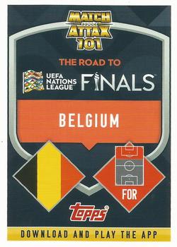 2022-23 Topps Match Attax 101 Road to UEFA Nations League Finals - International Star Blue Crystal #IS9 Yannick Carrasco Back