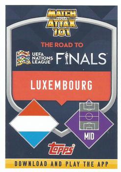 2022-23 Topps Match Attax 101 Road to UEFA Nations League Finals - International Star Blue Crystal #IS83 Leandro Barreiro Back