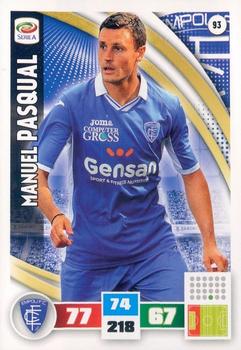 2016-17 Panini Adrenalyn XL Calciatori #93 Manuel Pasqual Front