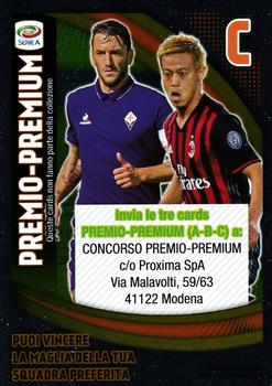 2016-17 Panini Adrenalyn XL Calciatori - Premium #C Gonzalo Rodriguez / Keisuke Honda Front
