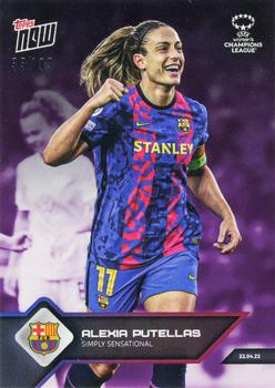 2021-22 Topps Now UEFA Women's Champions League - Purple #002 Alexia Putellas Front
