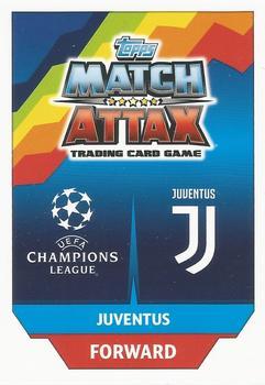 2017-18 Topps Match Attax UEFA Champions League - Super Strikers #SS21 Gonzalo Higuaín Back