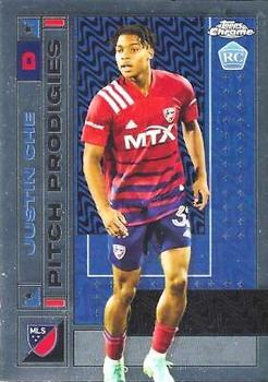 2022 Topps Chrome MLS #166 Justin Che Front