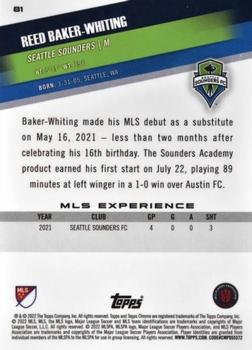 2022 Topps Chrome MLS #81 Reed Baker-Whiting Back
