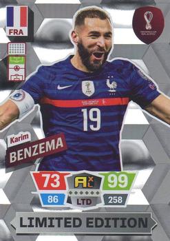 2022 Panini Adrenalyn XL FIFA World Cup Qatar 2022  - Limited Edition #NNO Karim Benzema Front