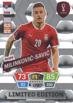 2022 Panini Adrenalyn XL FIFA World Cup Qatar 2022  - Limited Edition #NNO Sergej Milinkovic-Savic Front