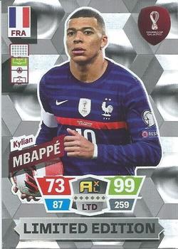 2022 Panini Adrenalyn XL FIFA World Cup Qatar 2022  - Limited Edition #NNO Kylian Mbappe Front