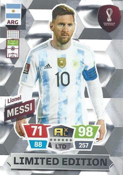 2022 Panini Adrenalyn XL FIFA World Cup Qatar 2022  - Limited Edition #NNO Lionel Messi Front