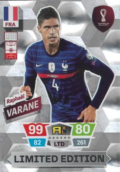 2022 Panini Adrenalyn XL FIFA World Cup Qatar 2022  - Limited Edition #NNO Raphaël Varane Front