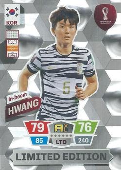 2022 Panini Adrenalyn XL FIFA World Cup Qatar 2022  - Limited Edition #NNO In-beom Hwang Front
