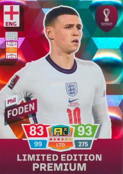 2022 Panini Adrenalyn XL FIFA World Cup Qatar 2022  - Premium Limited Edition #NNO Phil Foden Front