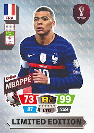2022 Panini Adrenalyn XL FIFA World Cup Qatar 2022  - XXL Limited Editions #NNO Kylian Mbappé Front