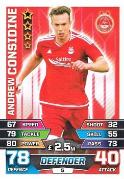 2015-16 Topps Match Attax SPFL #5 Andrew Considine Front
