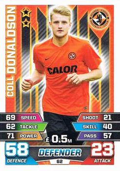 2015-16 Topps Match Attax SPFL #62 Coll Donaldson Front