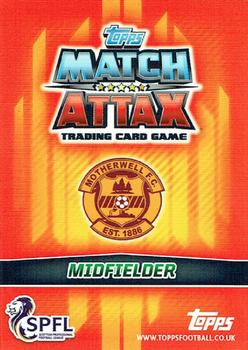2015-16 Topps Match Attax SPFL #155 Keith Lasley Back