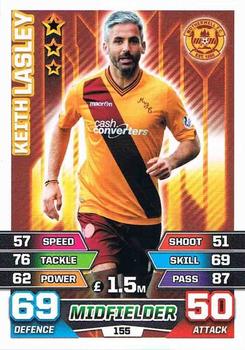 2015-16 Topps Match Attax SPFL #155 Keith Lasley Front