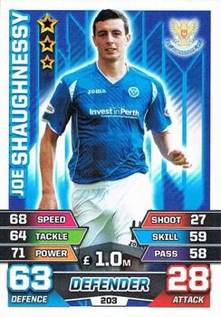 2015-16 Topps Match Attax SPFL #203 Joe Shaughnessy Front