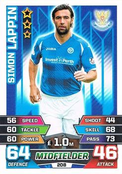 2015-16 Topps Match Attax SPFL #208 Simon Lappin Front