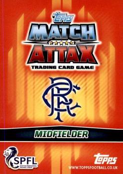 2015-16 Topps Match Attax SPFL #304 Andy Halliday Back