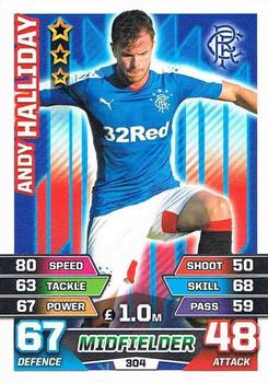 2015-16 Topps Match Attax SPFL #304 Andy Halliday Front