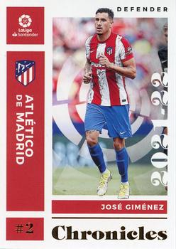 2021-22 Panini Chronicles - Chronicles La Liga #4 José Giménez Front