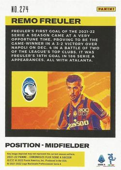 2021-22 Panini Chronicles - Flux Serie A #274 Remo Freuler Back