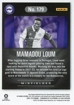 2021-22 Panini Chronicles - Illusions La Liga #179 Mamadou Loum Back