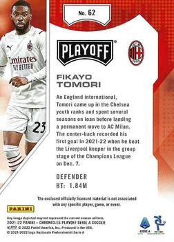 2021-22 Panini Chronicles - Playoff Serie A Memorabilia #62 Fikayo Tomori Back