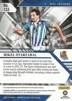 2021-22 Panini Chronicles - XR La Liga #133 Mikel Oyarzabal Back