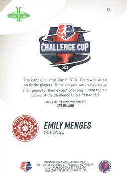2022 Parkside NWSL Challenge Cup Best XI #3 Emily Menges Back