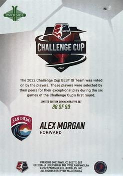 2022 Parkside NWSL Challenge Cup Best XI - Foil #9 Alex Morgan Back