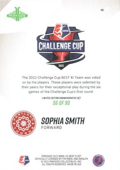 2022 Parkside NWSL Challenge Cup Best XI - Foil #10 Sophia Smith Back