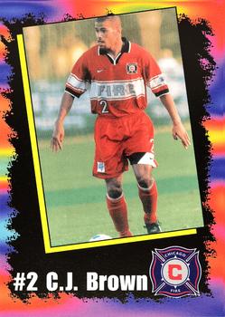 1998 AthletiCo Chicago Fire Cards #NNO C.J. Brown Front
