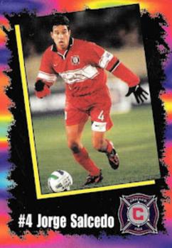 1998 AthletiCo Chicago Fire Cards #NNO Jorge Salcedo Front